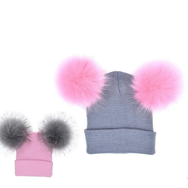 2pcs Mother Kid  Matching Caps - Priority Shipping