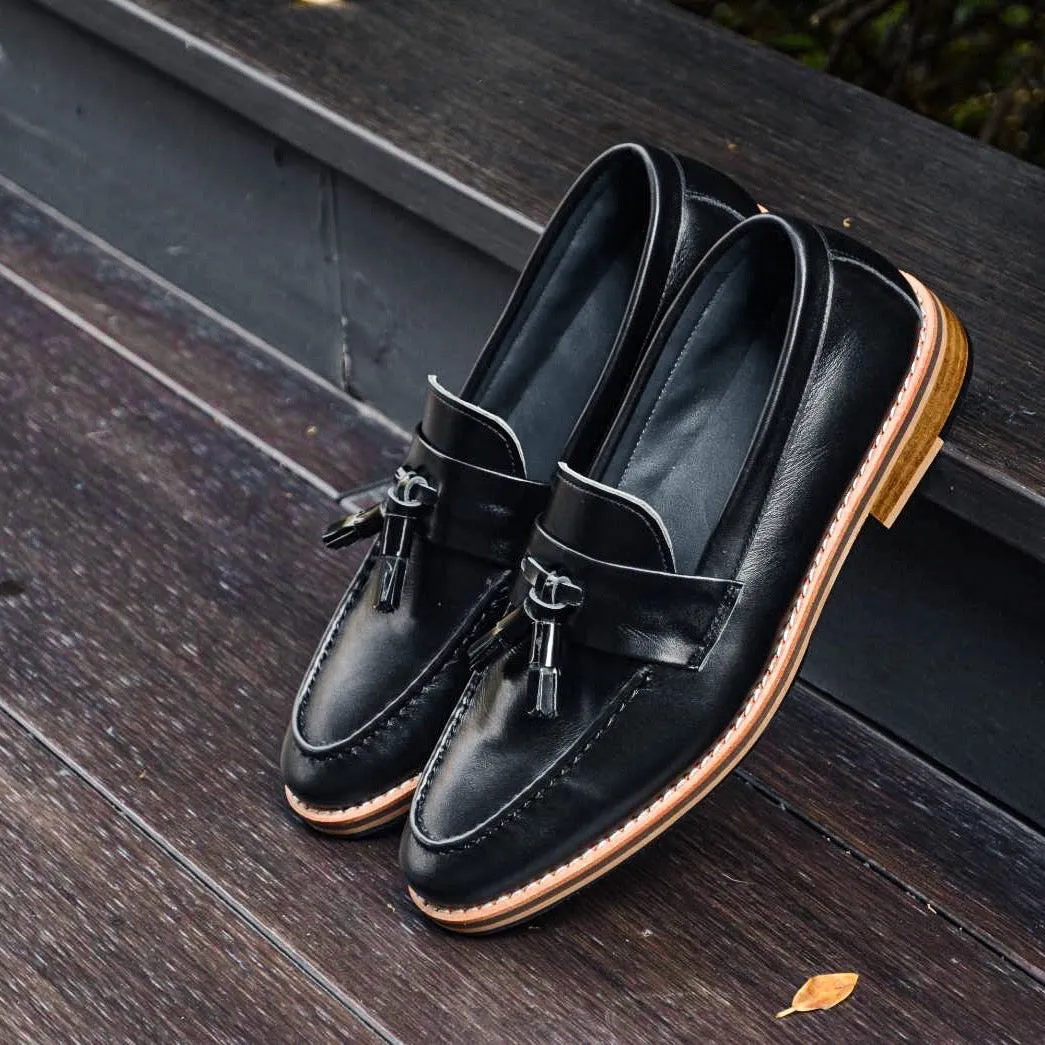 505 Tassel Loafer Strap MattBlack