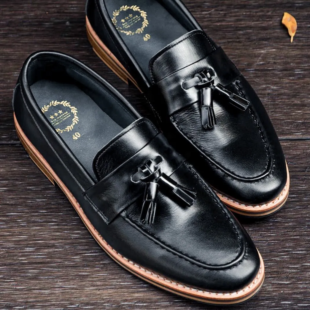 505 Tassel Loafer Strap MattBlack