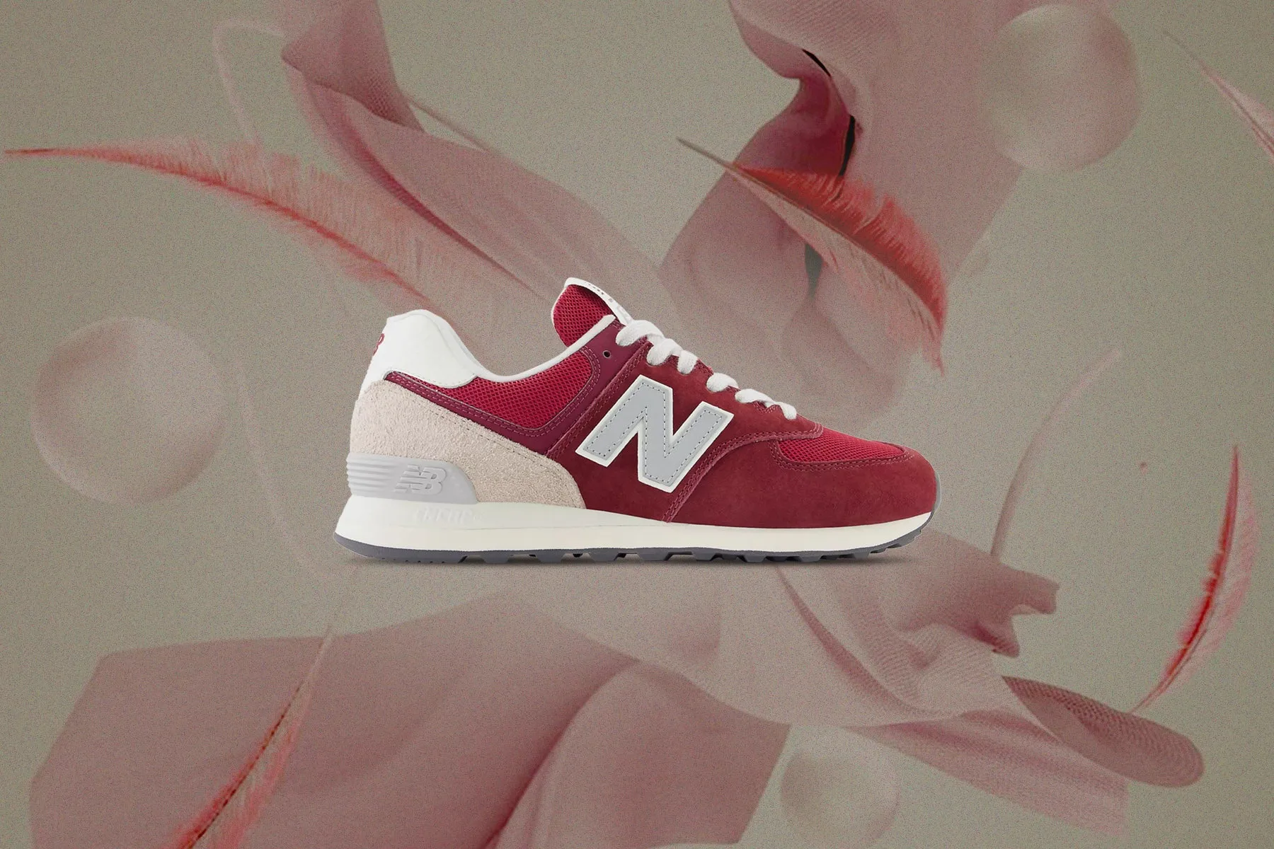 574 Lunar New Year - Classic Crimson/Mindful Grey