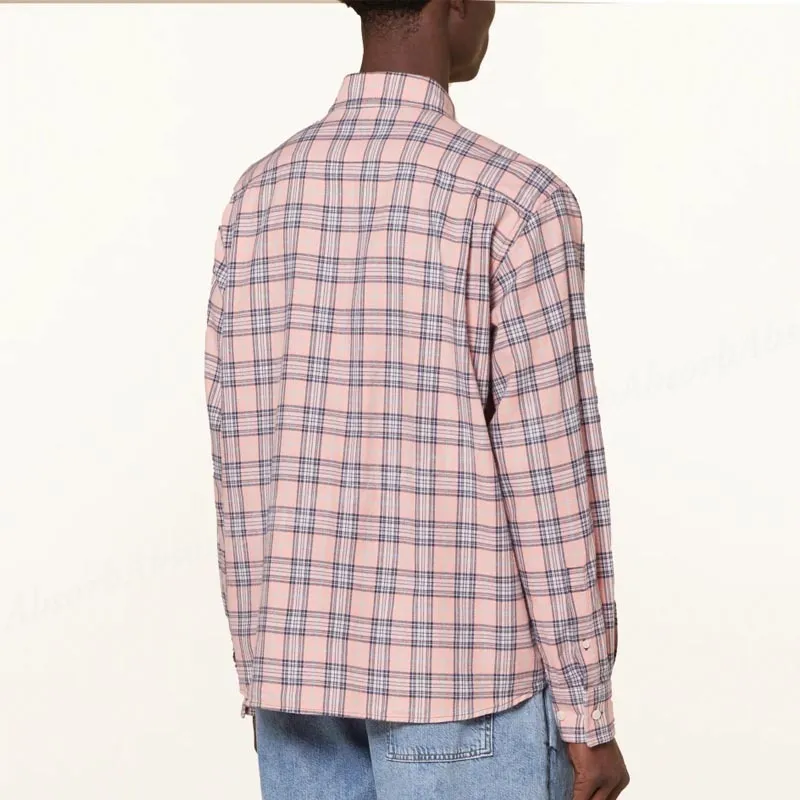 Acne Studios  |Tartan Long Sleeves Cotton Designers Shirts