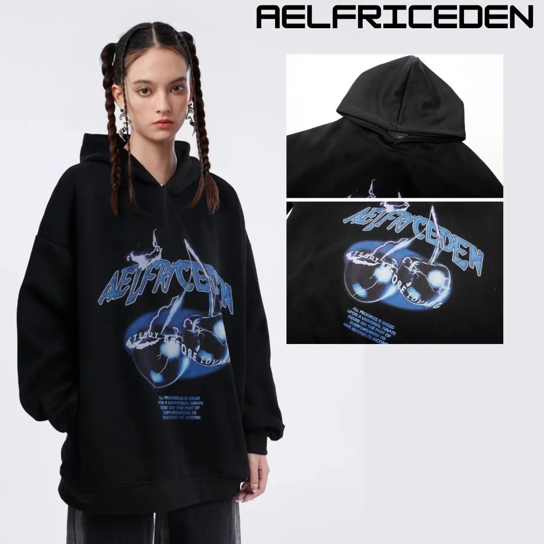 Aelfric Eden  |Pullovers Unisex Blended Fabrics Street Style Long Sleeves