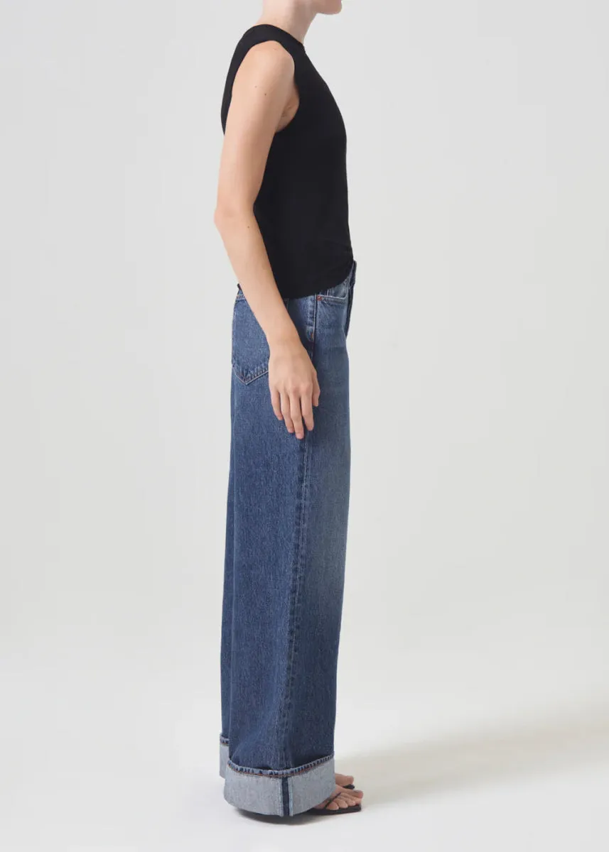 AGOLDE high rise wide leg jeans in Control