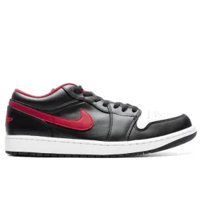 Air Jordan 1 Low - Black/Fire Red/White