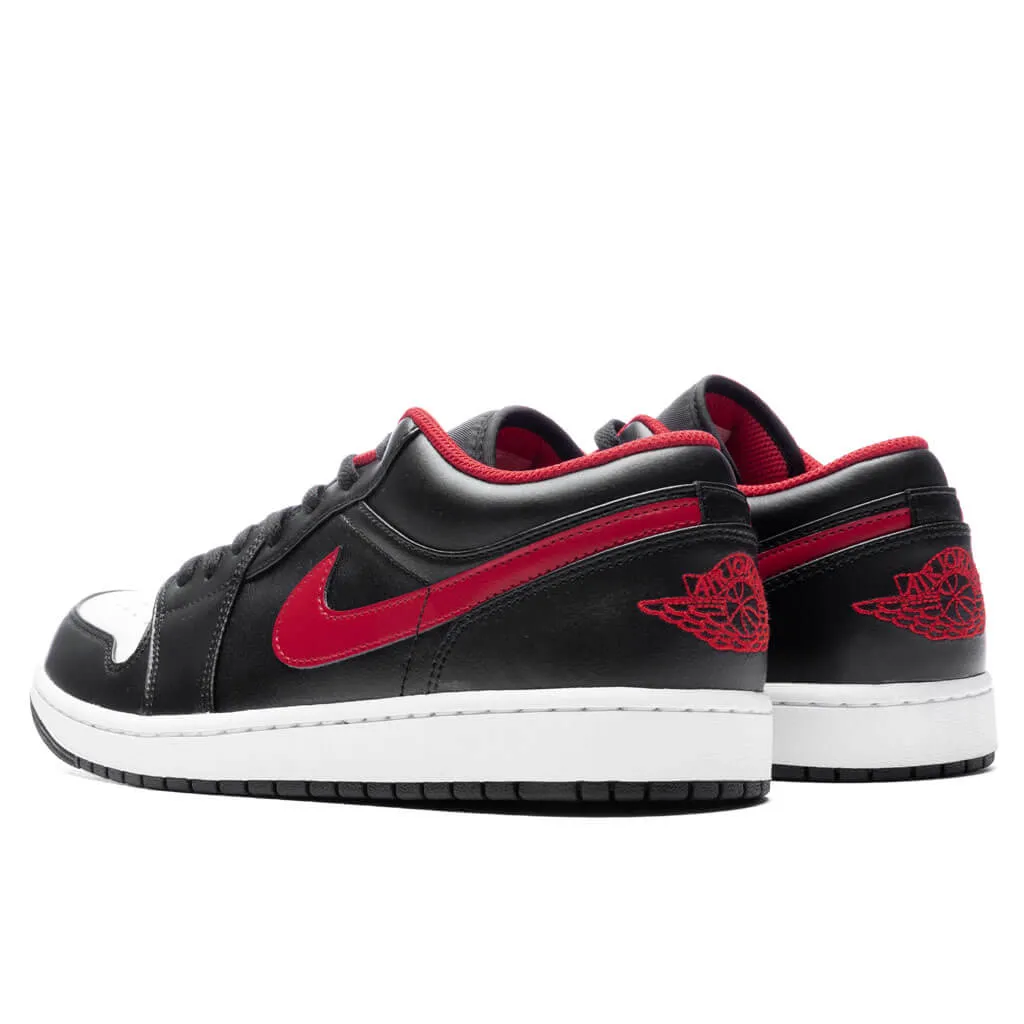 Air Jordan 1 Low - Black/Fire Red/White