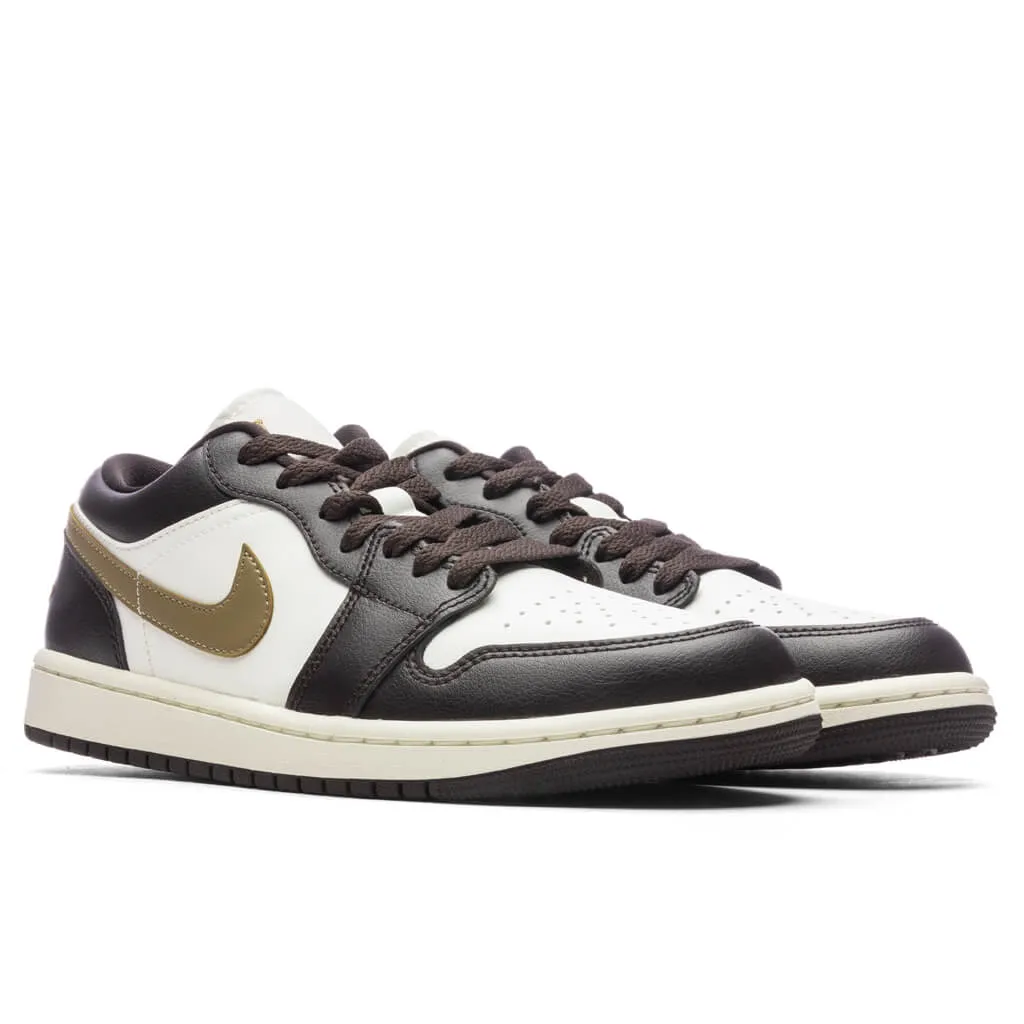 Air Jordan 1 Low Women's - Shadow Brown/Brown Kelp/Sail