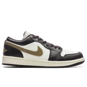 Air Jordan 1 Low Women's - Shadow Brown/Brown Kelp/Sail