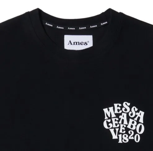 AMES-WORLDWIDE  |Pullovers Unisex Studded Street Style U-Neck