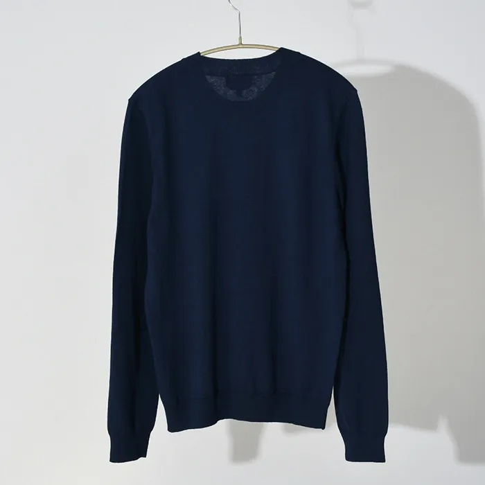 A.P.C.  |Crew Neck Long Sleeves Plain Logo Designers Sweaters