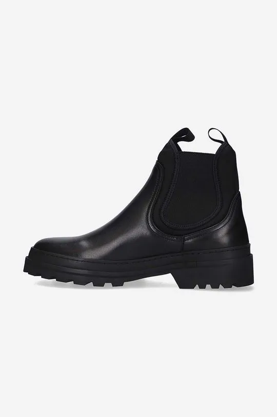 A.P.C. leather chelsea boots Chelsea Adrien men's black color