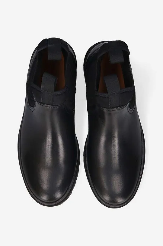 A.P.C. leather chelsea boots Chelsea Adrien men's black color