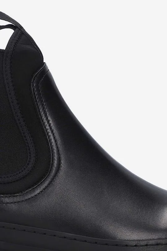 A.P.C. leather chelsea boots Chelsea Adrien men's black color