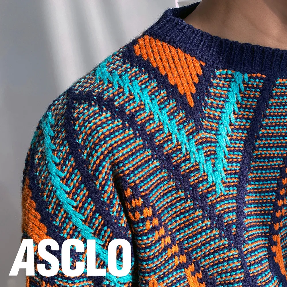 ASCLO  |Argile Unisex Long Sleeves Oversized Sweaters