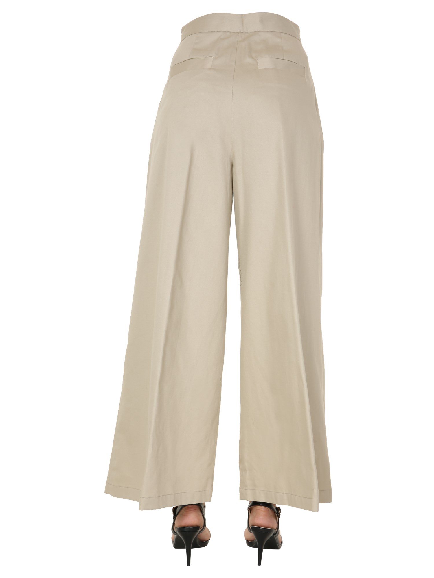 ASPESI    WIDE COTTON GABARDINE PANTS