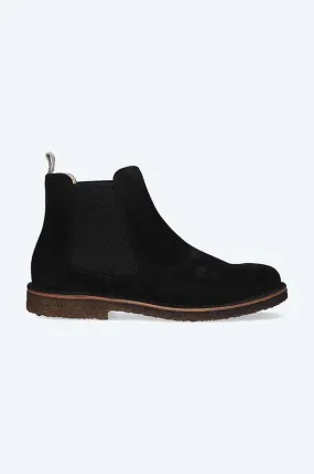 Astorflex suede chelsea boots BITFLEX.001 men's black color