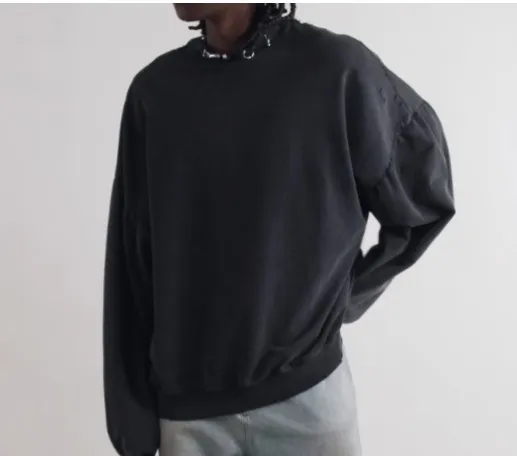 BALENCIAGA  |Crew Neck Pullovers Unisex Studded Street Style U-Neck