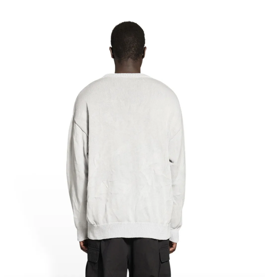 BALENCIAGA  |Crew Neck Pullovers Unisex Wool Blended Fabrics Street Style