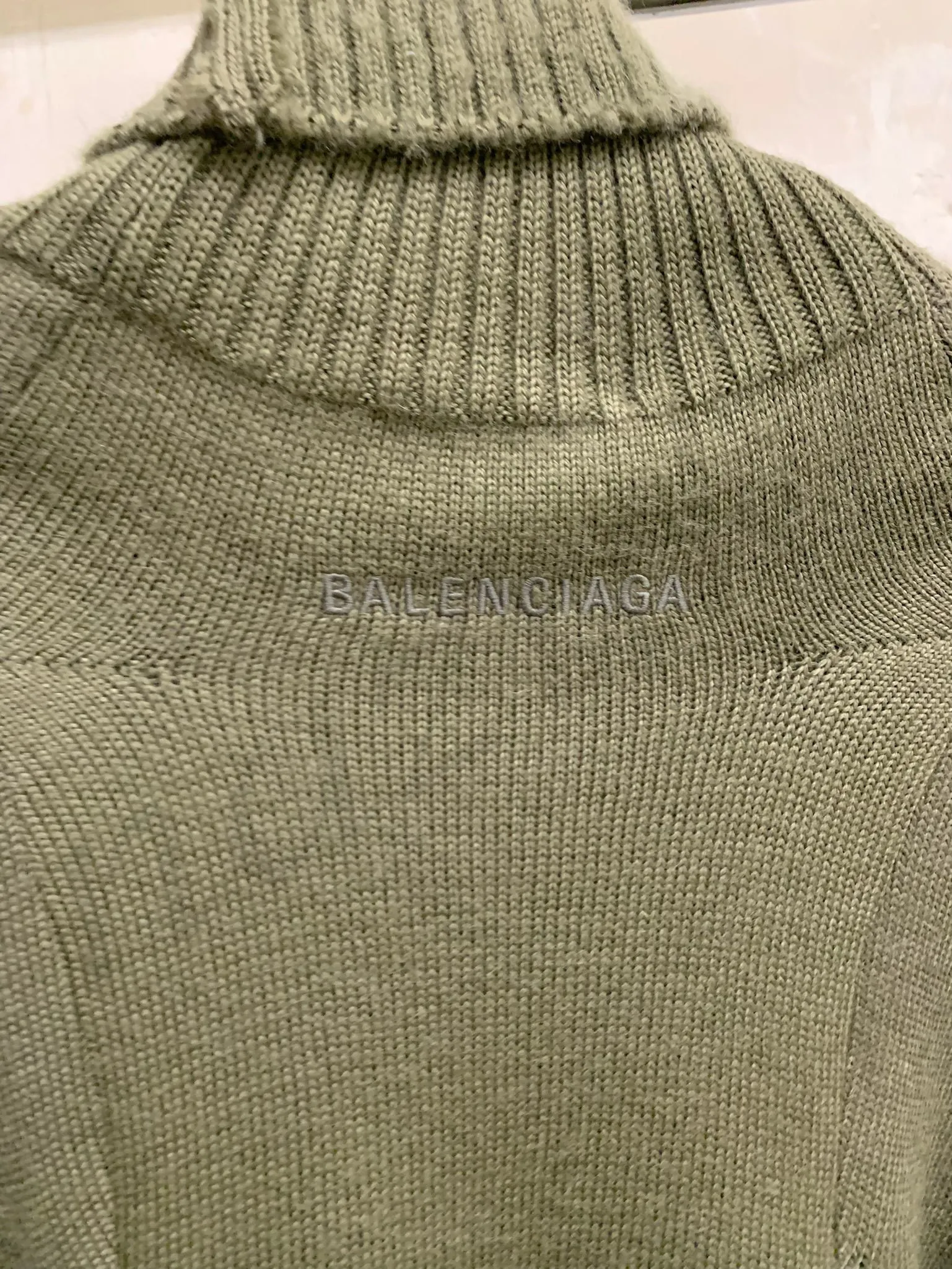 BALENCIAGA  |Unisex Wool Long Sleeves Oversized Logo Luxury