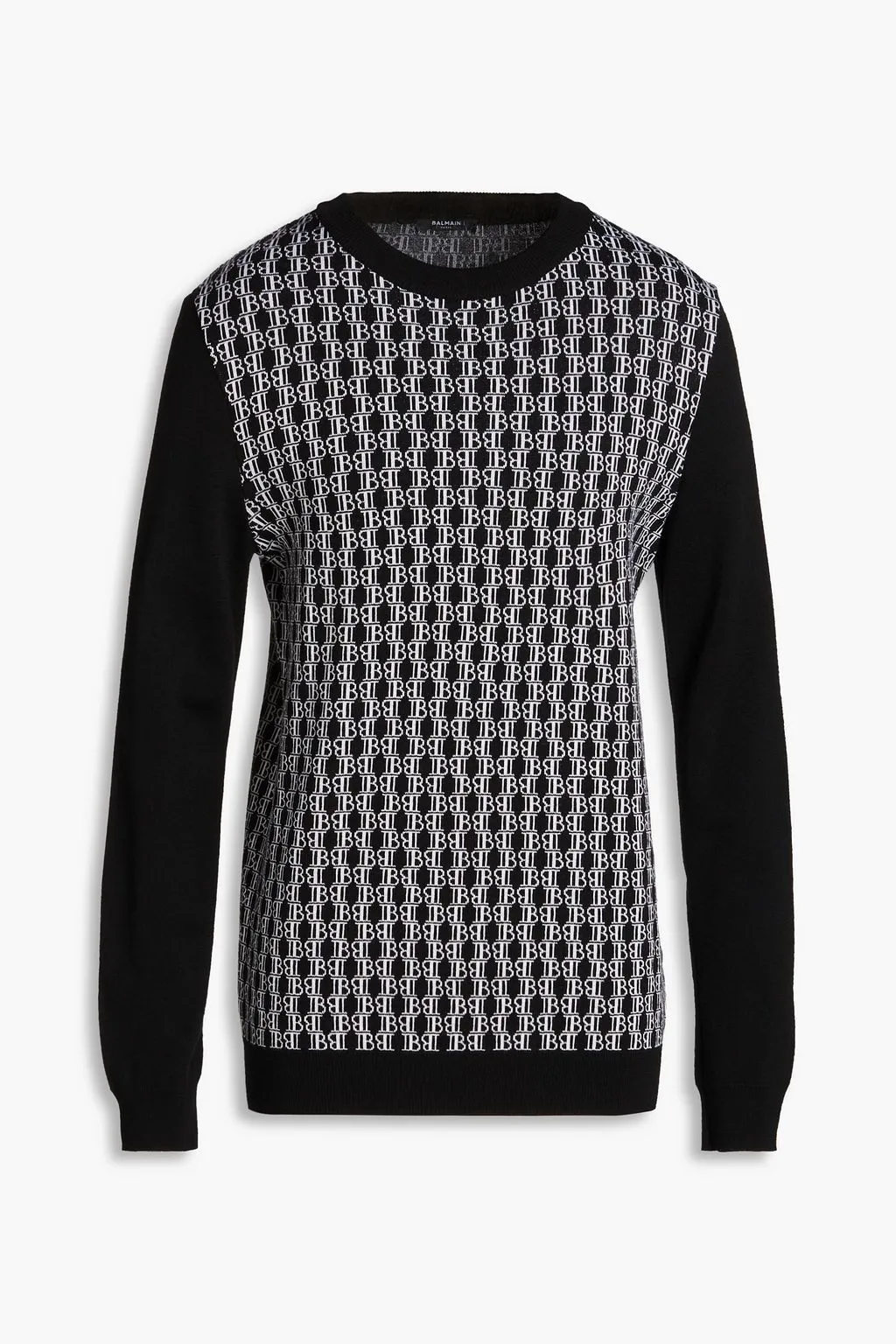 BALMAIN  |Wool Street Style Long Sleeves Luxury Sweaters