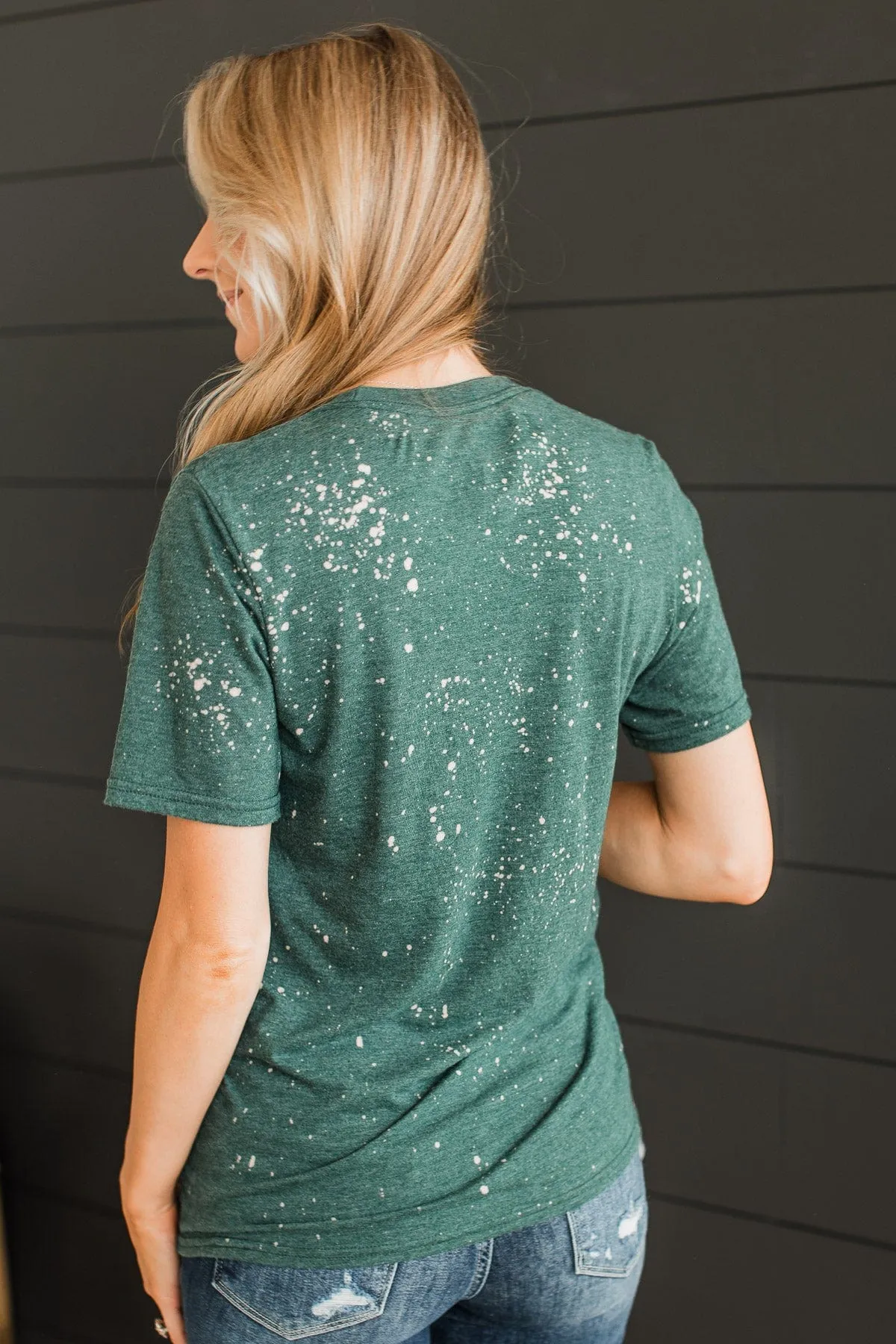 Be A Rare Bird Graphic Tee- Hunter Green