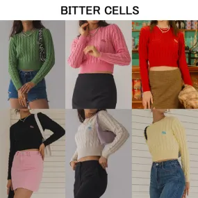 BITTER CELLS  |Casual Style Street Style Long Sleeves Logo