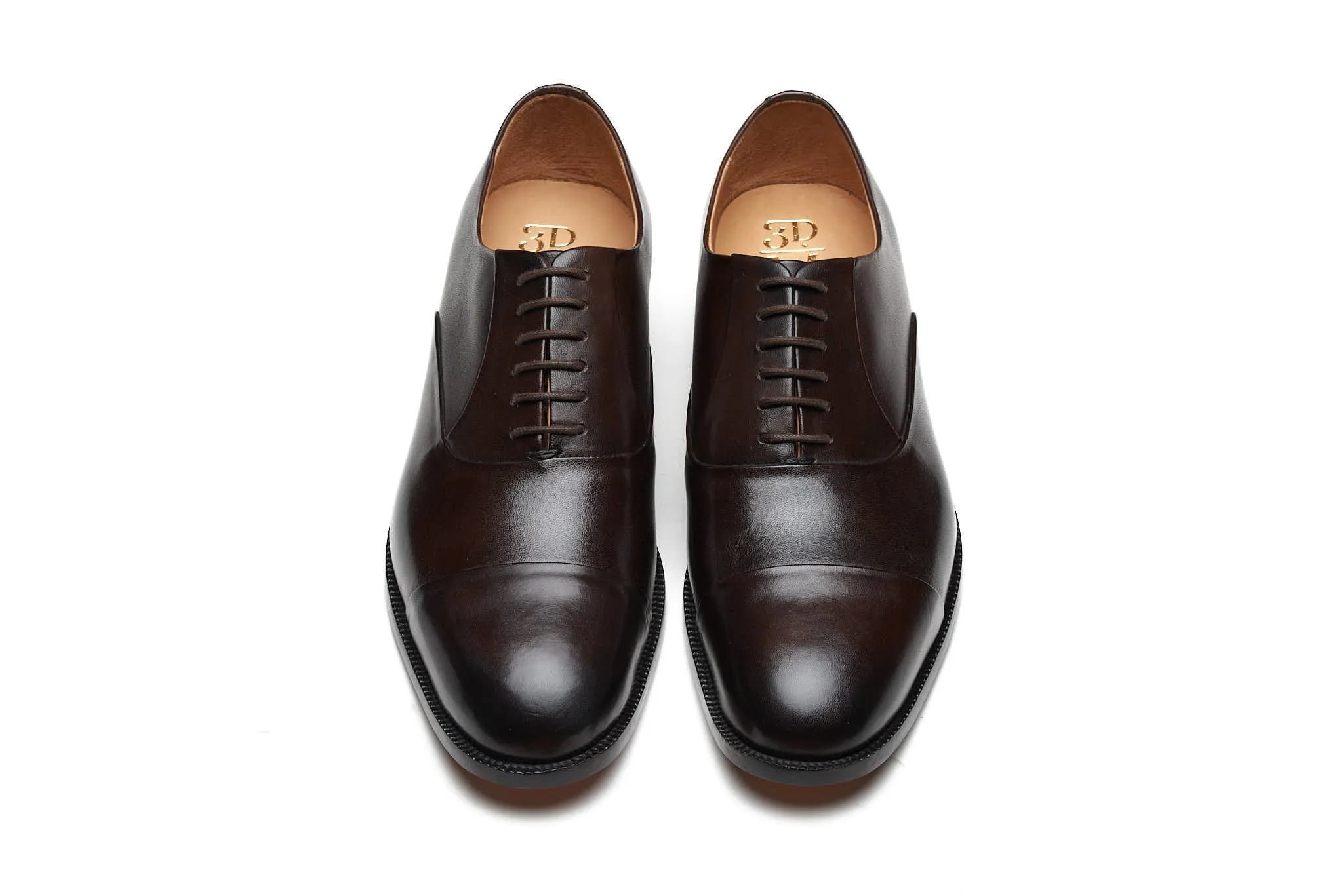 Blind Stitch Captoe Oxford - Dark Brown