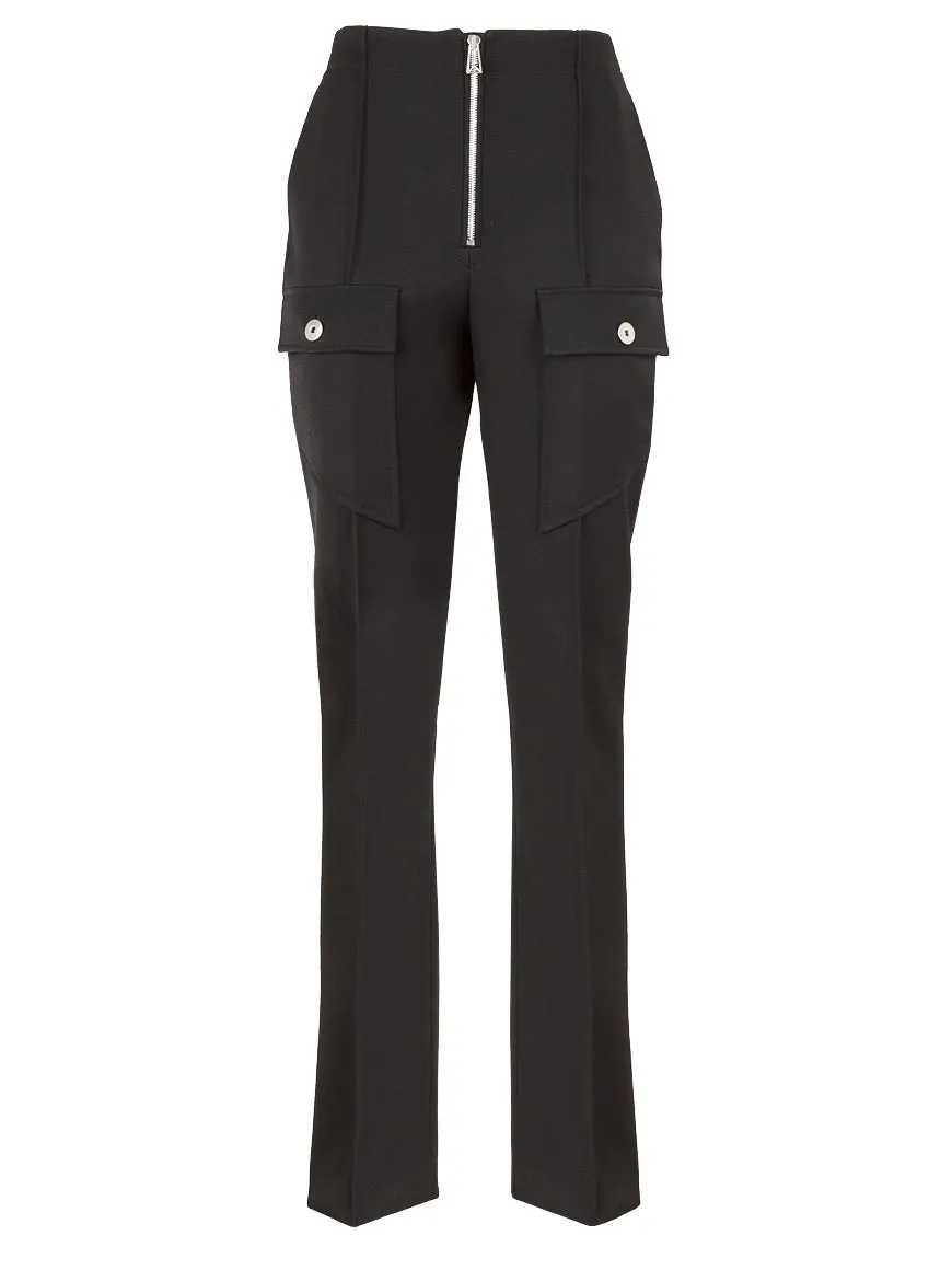 Bottega Veneta High Waist Bootcut Tailored Trousers