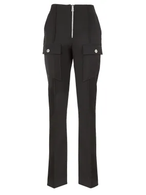 Bottega Veneta High Waist Bootcut Tailored Trousers