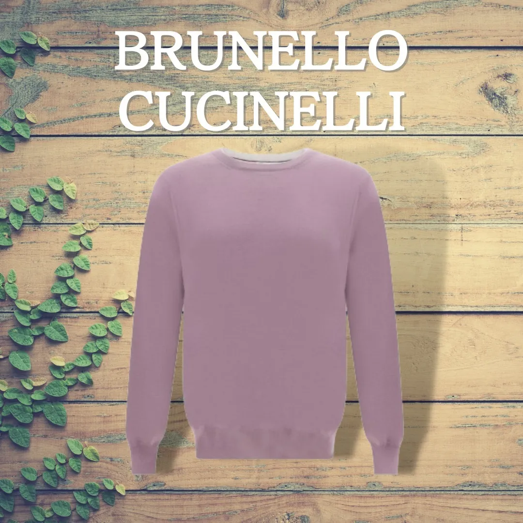 BRUNELLO CUCINELLI  |Crew Neck Wool Long Sleeves Sweaters