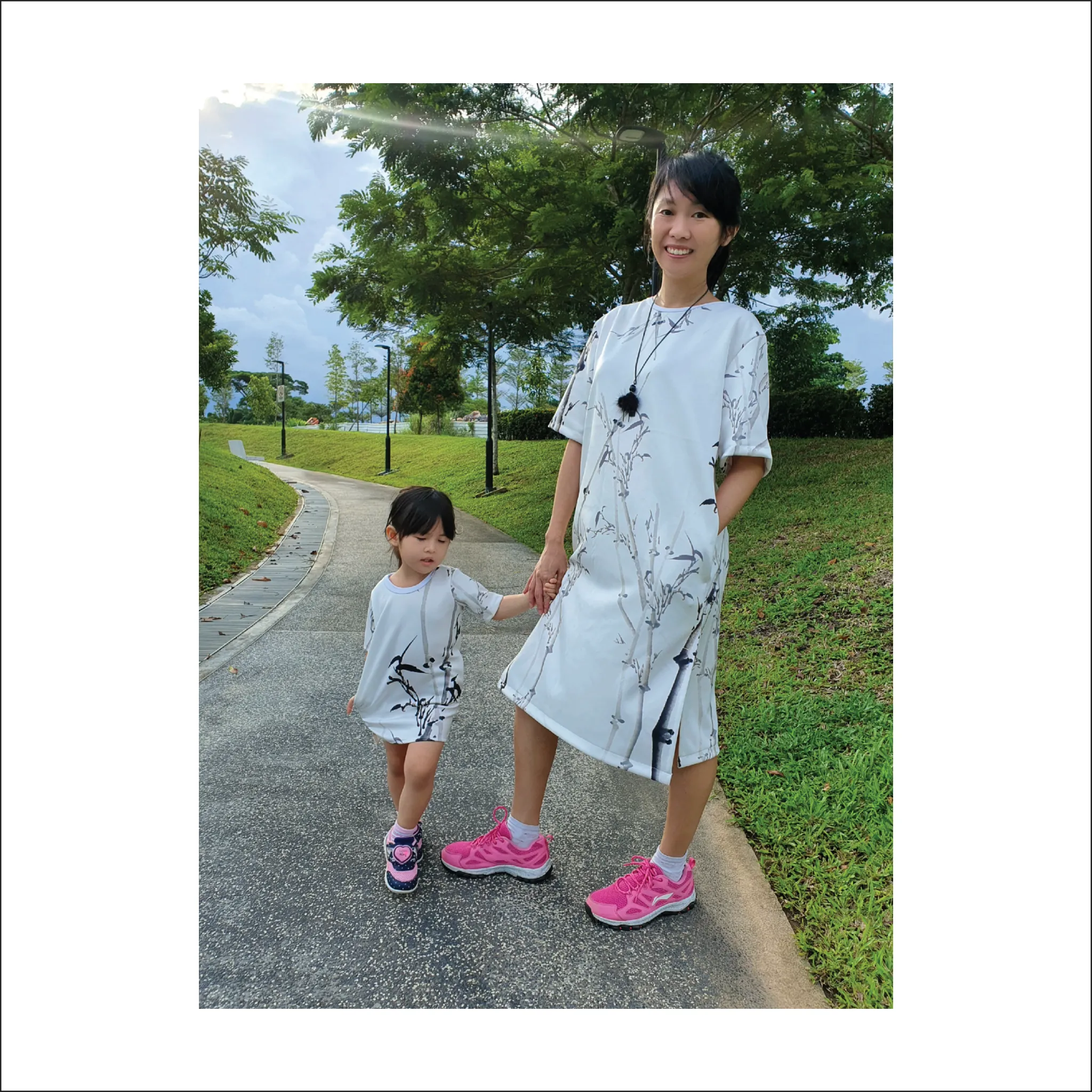 BUNDLE Oversized Tee Shirt Dress | Kids and Adult Sizes | Beginner Sewing Pattern