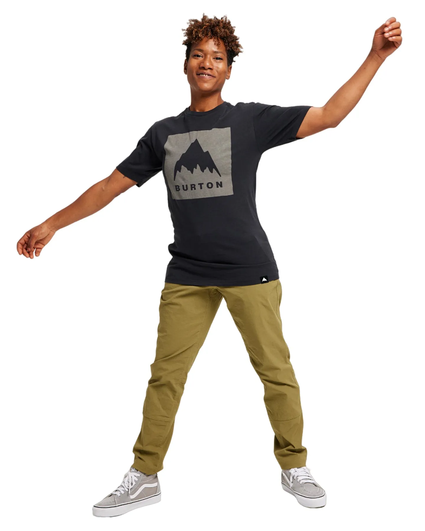 Burton Classic Mountain High Short Sleeve T-Shirt - True Black