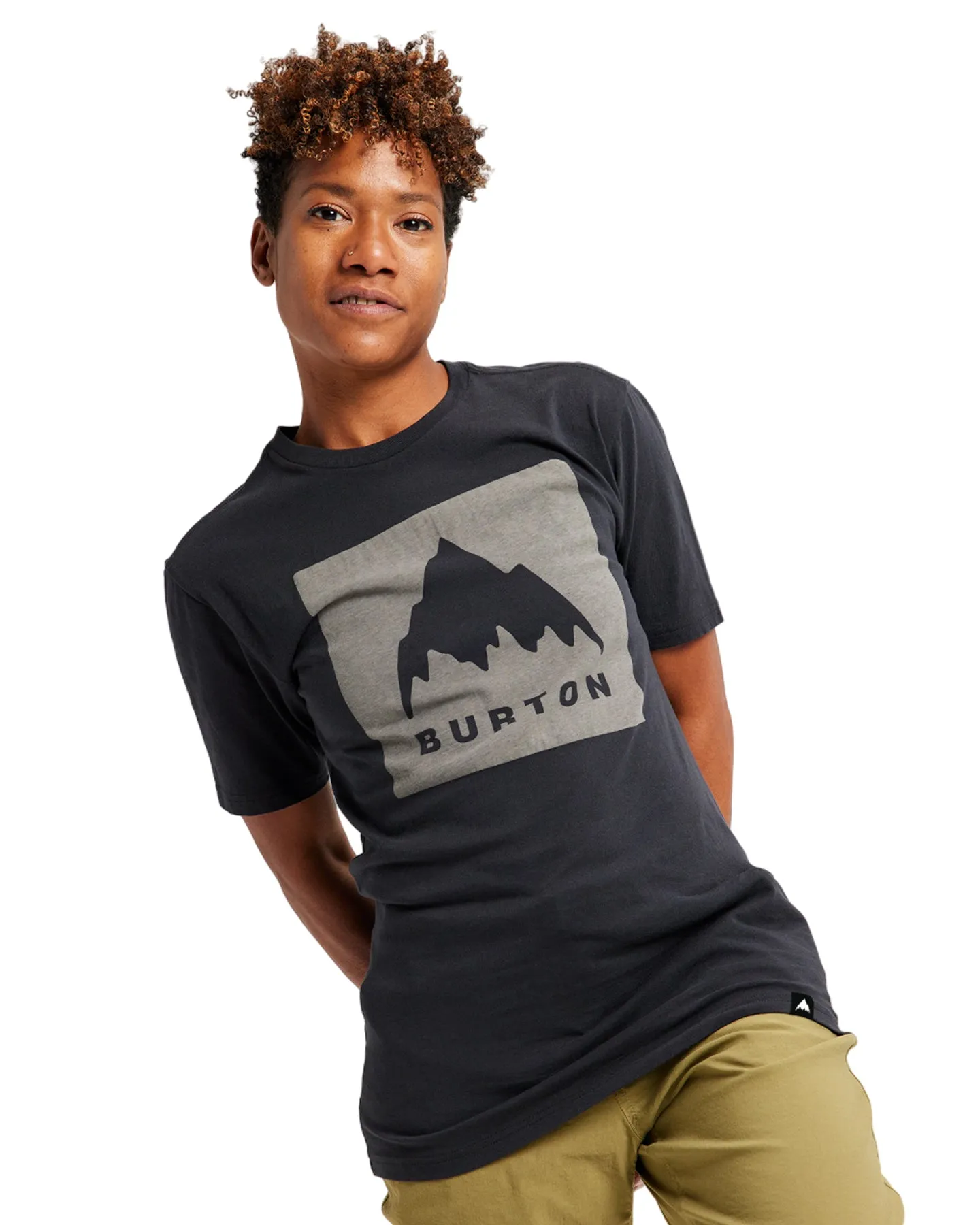 Burton Classic Mountain High Short Sleeve T-Shirt - True Black