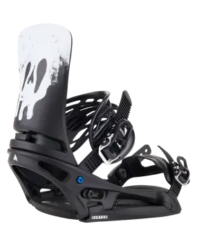 Burton Men's Cartel X Est Snowboard Bindings - Black / White / Graphic - 2024