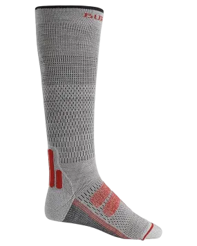 Burton Men's Performance + Ultralight Compression Socks - Gray Heather