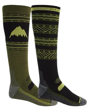 Burton Men's Performance Lightweight Sock 2-Pack - Martini Olive