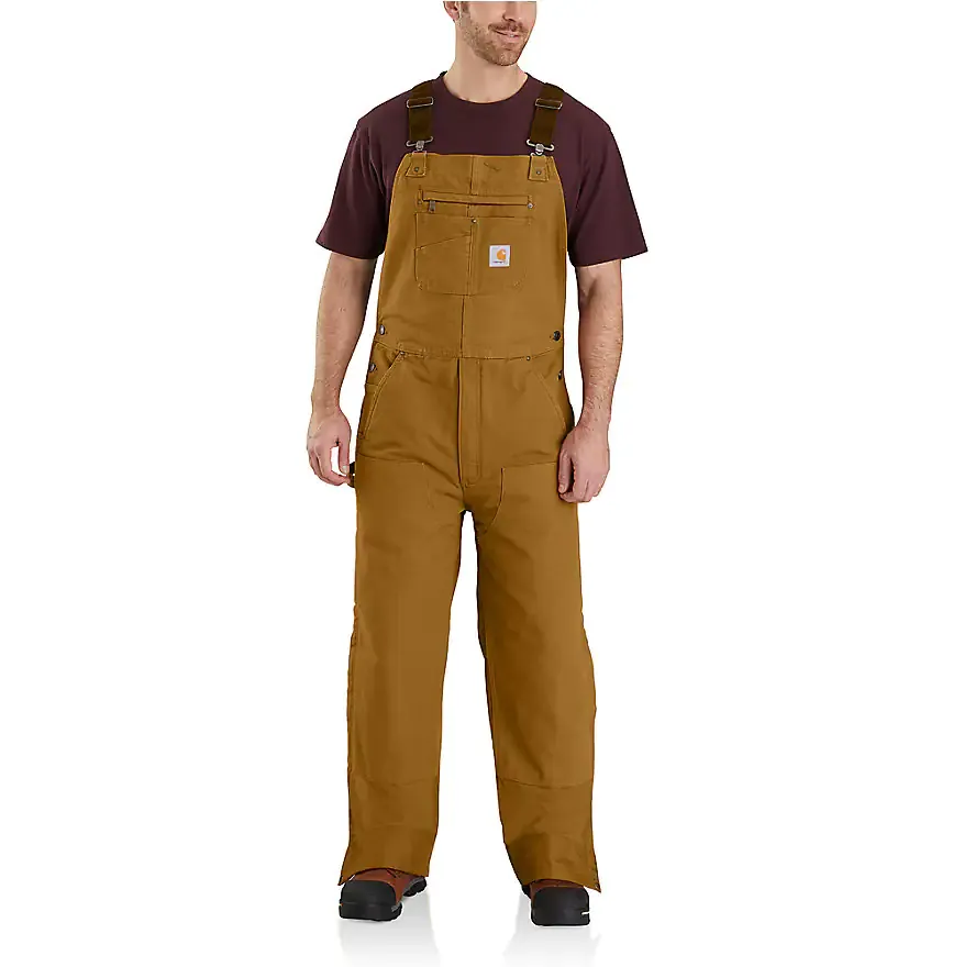 Carhartt Washed Duck Insulated Bib Overall