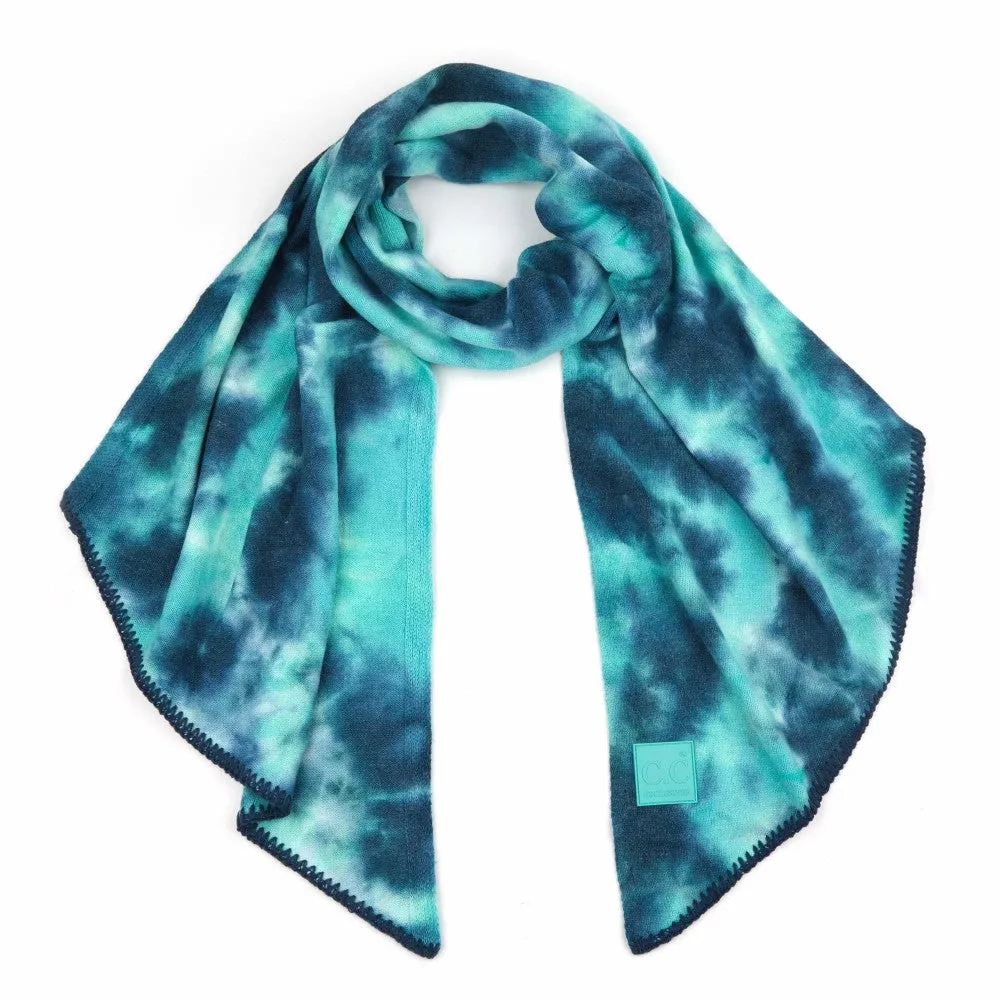 CC brand Tie-Dye Bias Cut Scarf