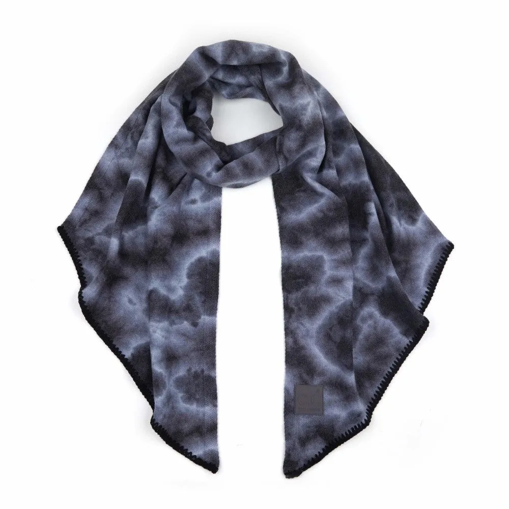 CC brand Tie-Dye Bias Cut Scarf