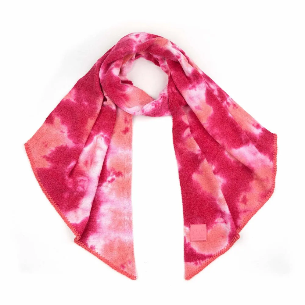 CC brand Tie-Dye Bias Cut Scarf