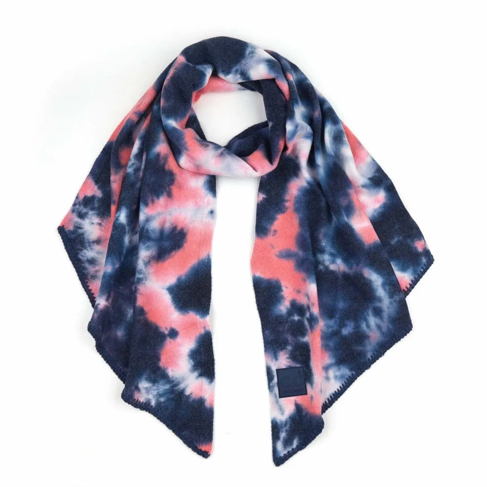 CC brand Tie-Dye Bias Cut Scarf