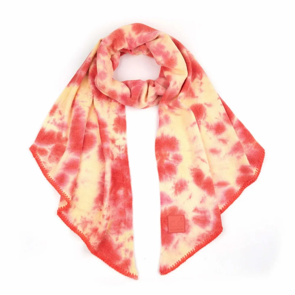 CC brand Tie-Dye Bias Cut Scarf