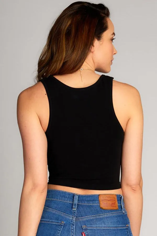 C’est Moi Bamboo Crop Tank