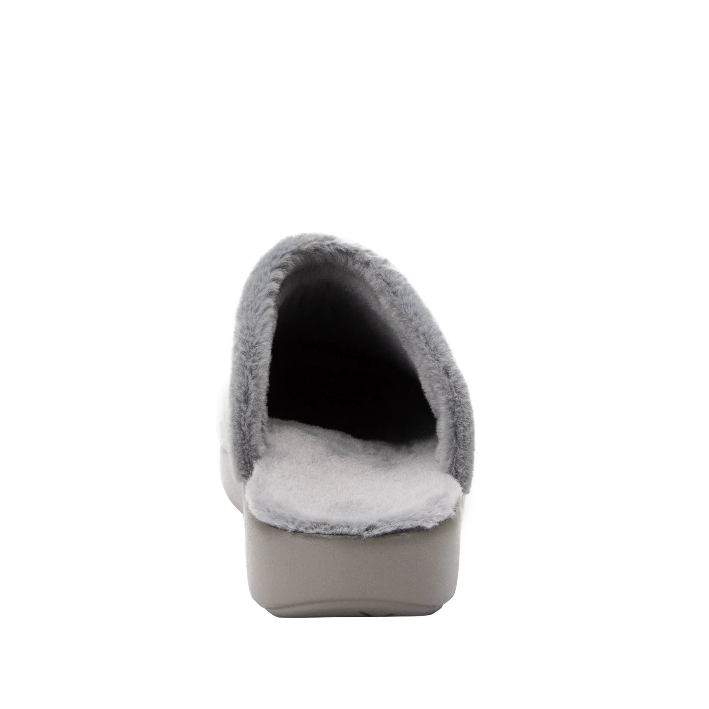 Comfee Fuzzy Wuzzy Grey Slipper