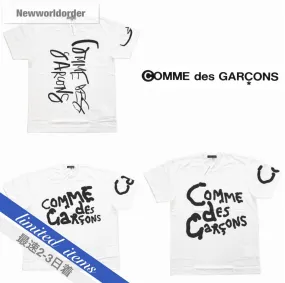 COMME des GARCONS  |Crew Neck Pullovers Unisex Street Style Cotton Short Sleeves