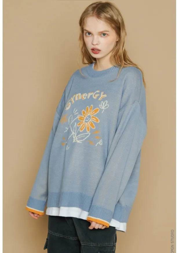 COMPAGNO  |Unisex Street Style Long Sleeves Sweaters