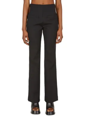 Courrèges High Waist Cut Out Tailored Trousers