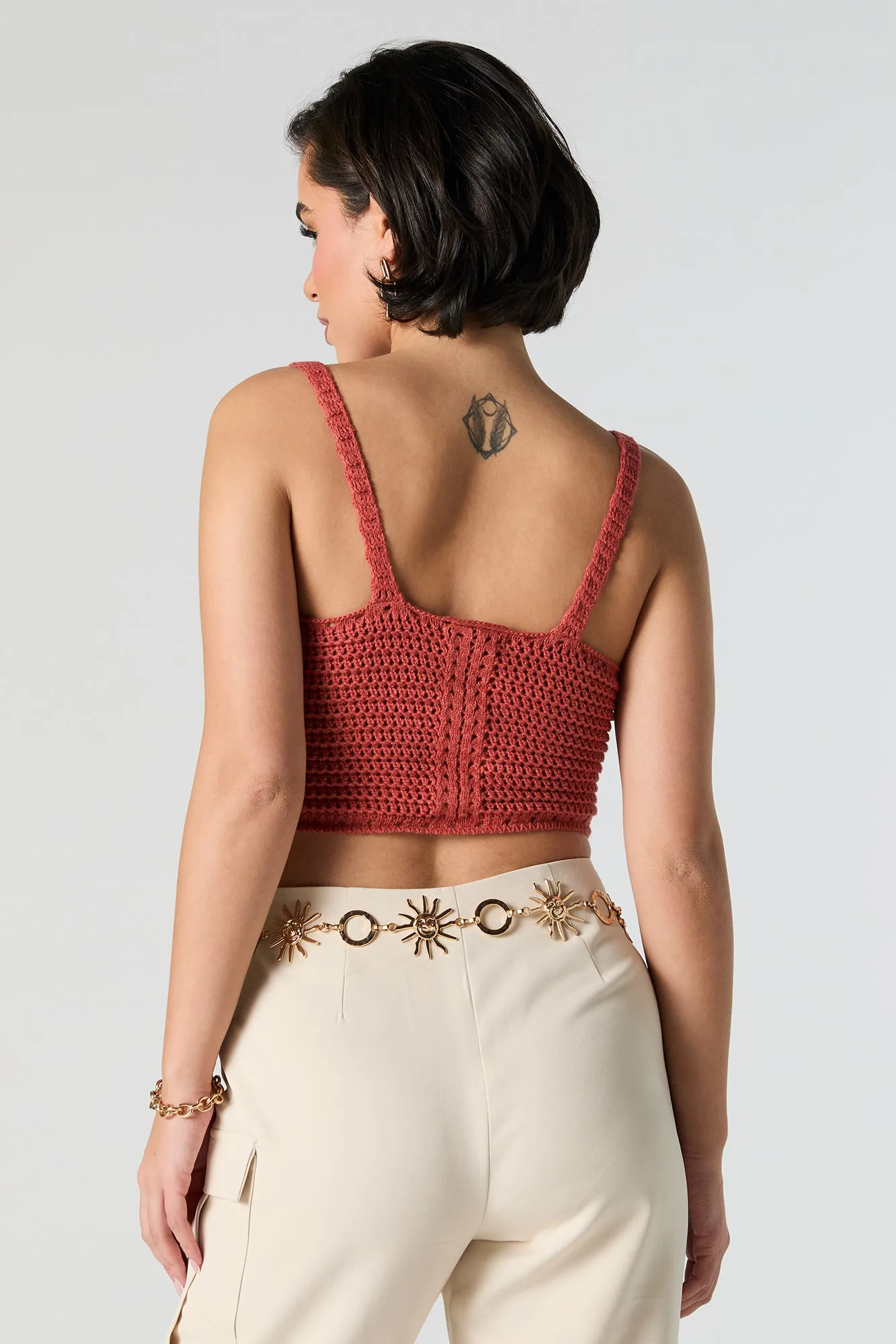 Crochet V-Neck Tank