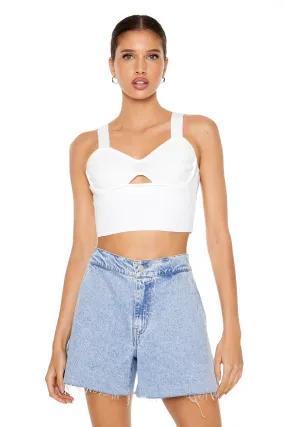 Cut-Out Crop Top