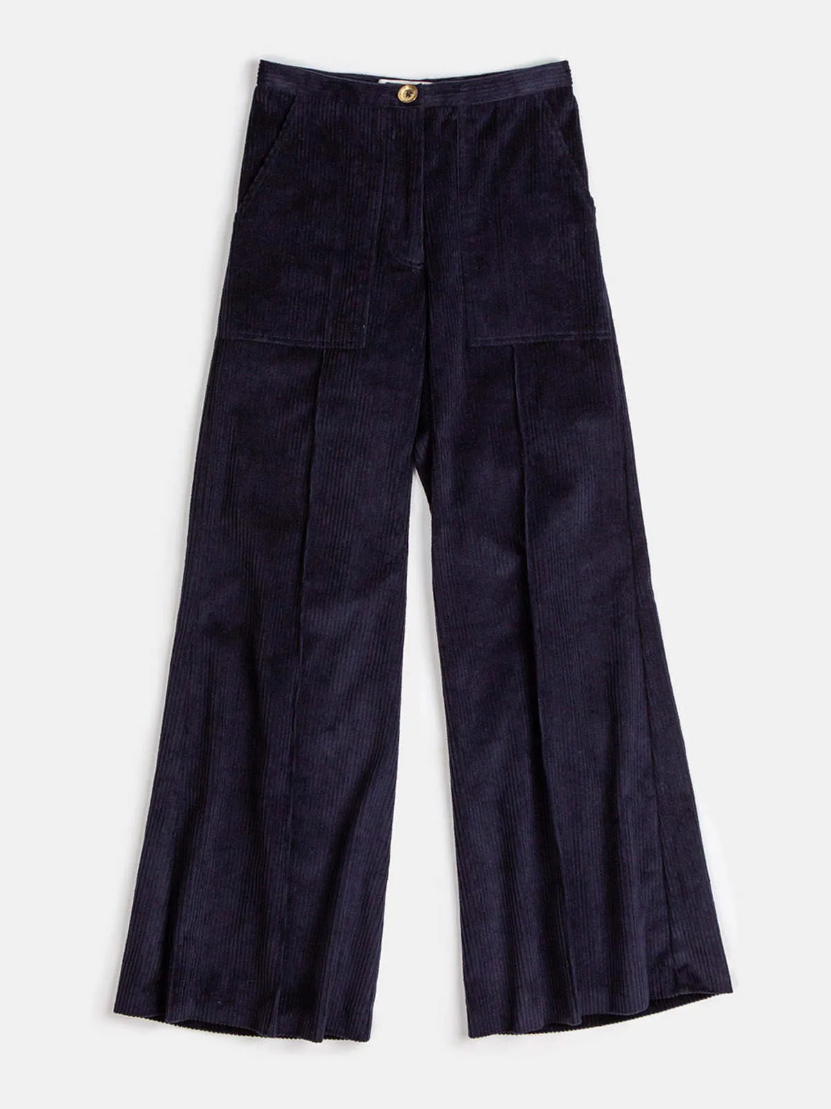 Darby Cotton Corduroy Pants - Midnight