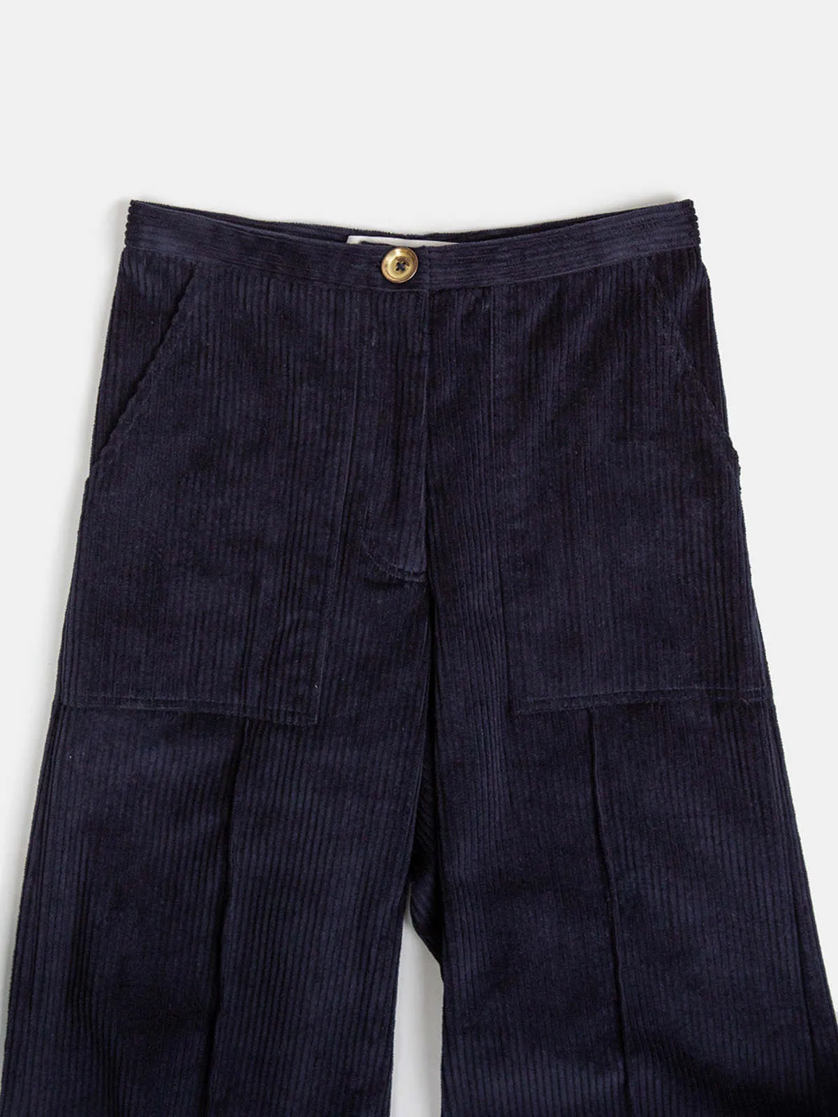 Darby Cotton Corduroy Pants - Midnight